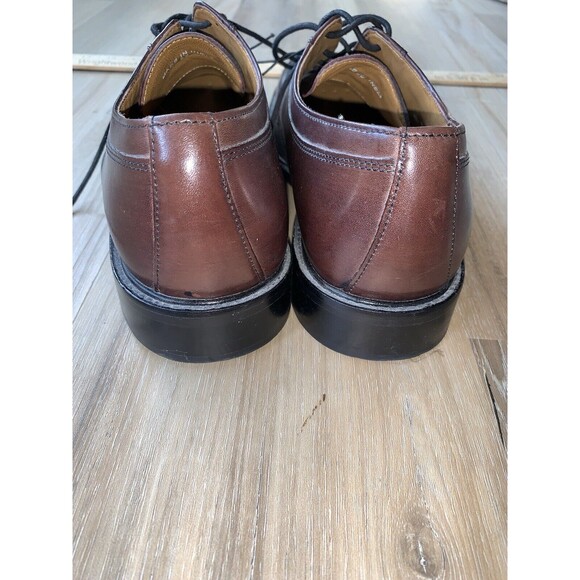 Men's Dress Shoes Bostonian Sz 11 Brown Leather First Flex Non-Slip EUC - Picture 4 of 7